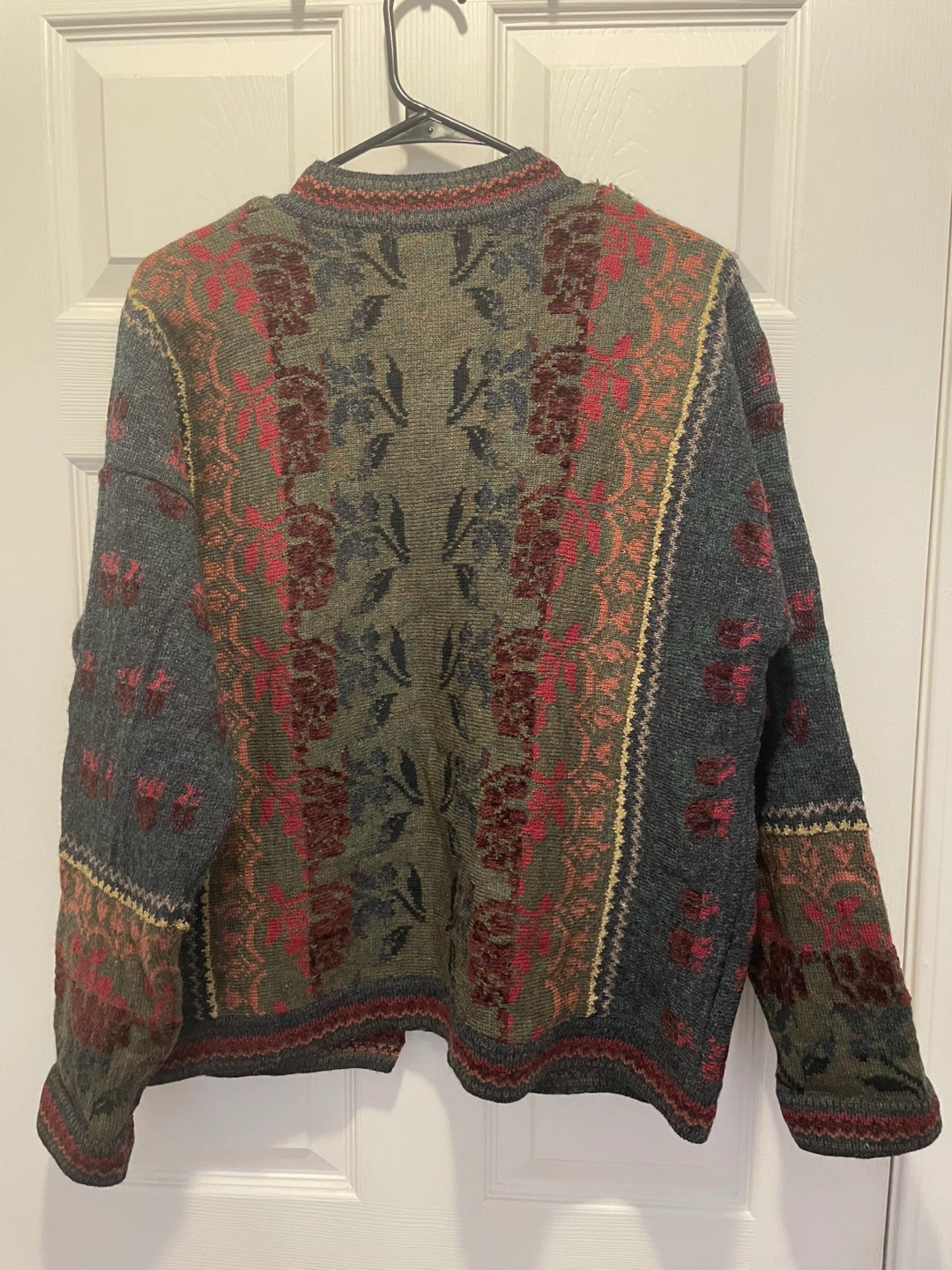 Wool Blend Cardigan - Size L - photo 2