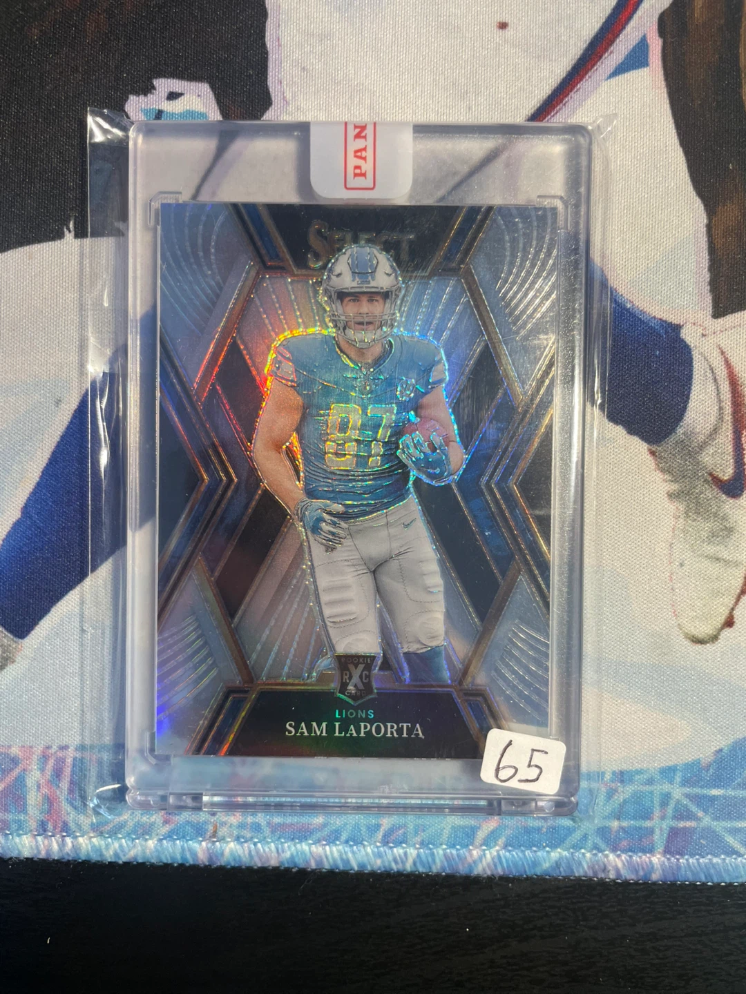 2023 Panini Select Sam LaPorta XRC NFL Football Card