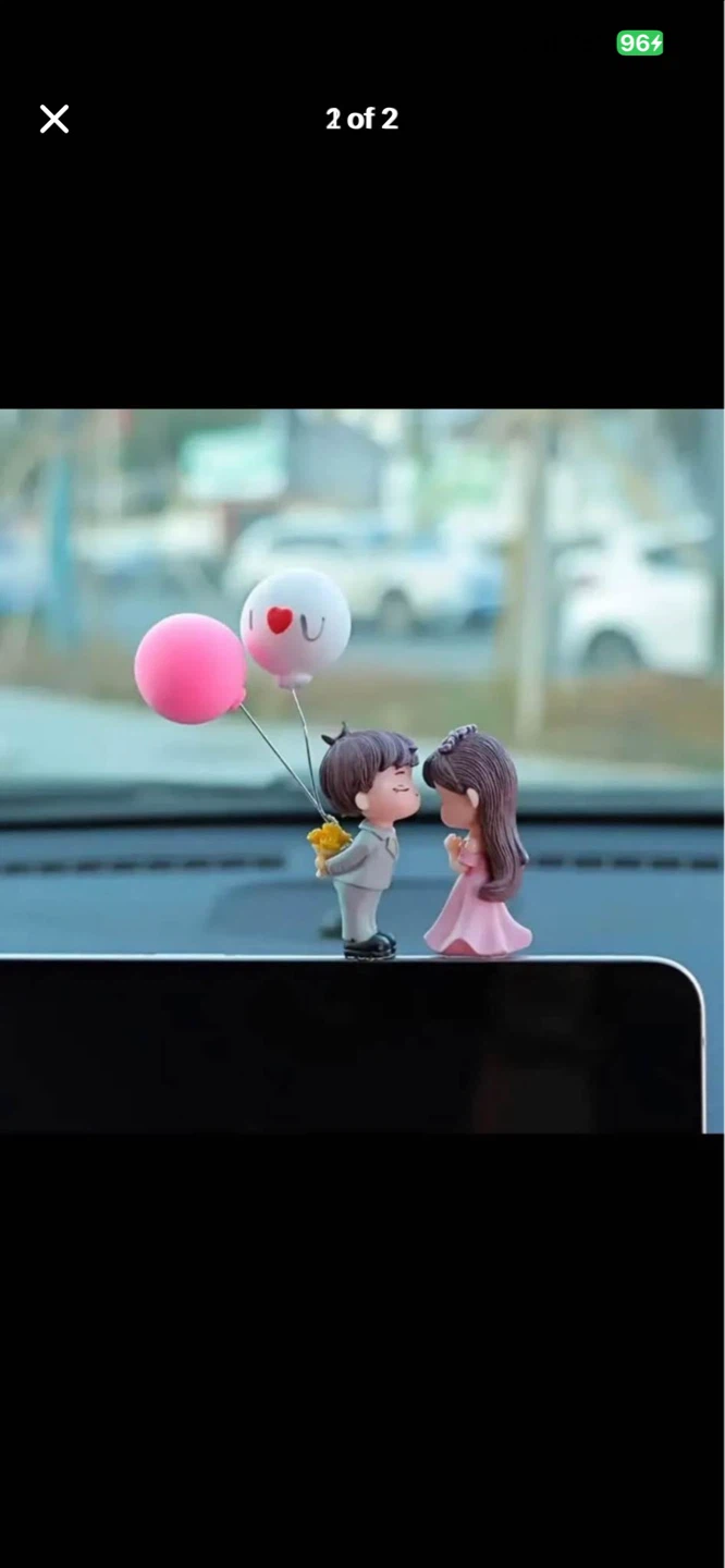 Couple Figurines with Balloons - photo 2