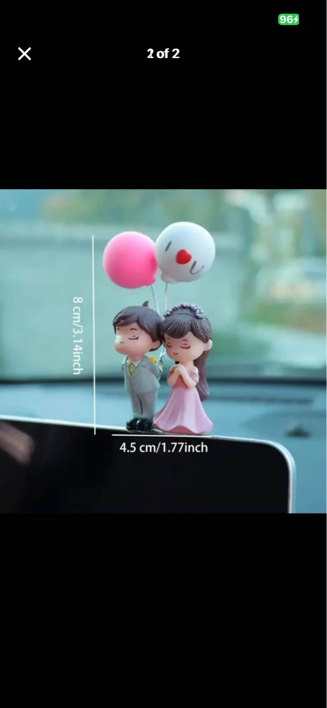 Couple Figurines with Balloons