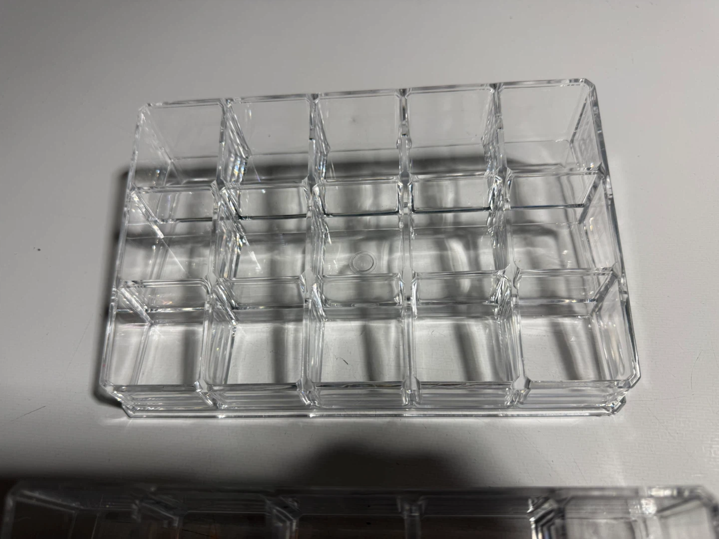 2 Clear Acrylic Makeup & Nail Polish Organizers - photo 2
