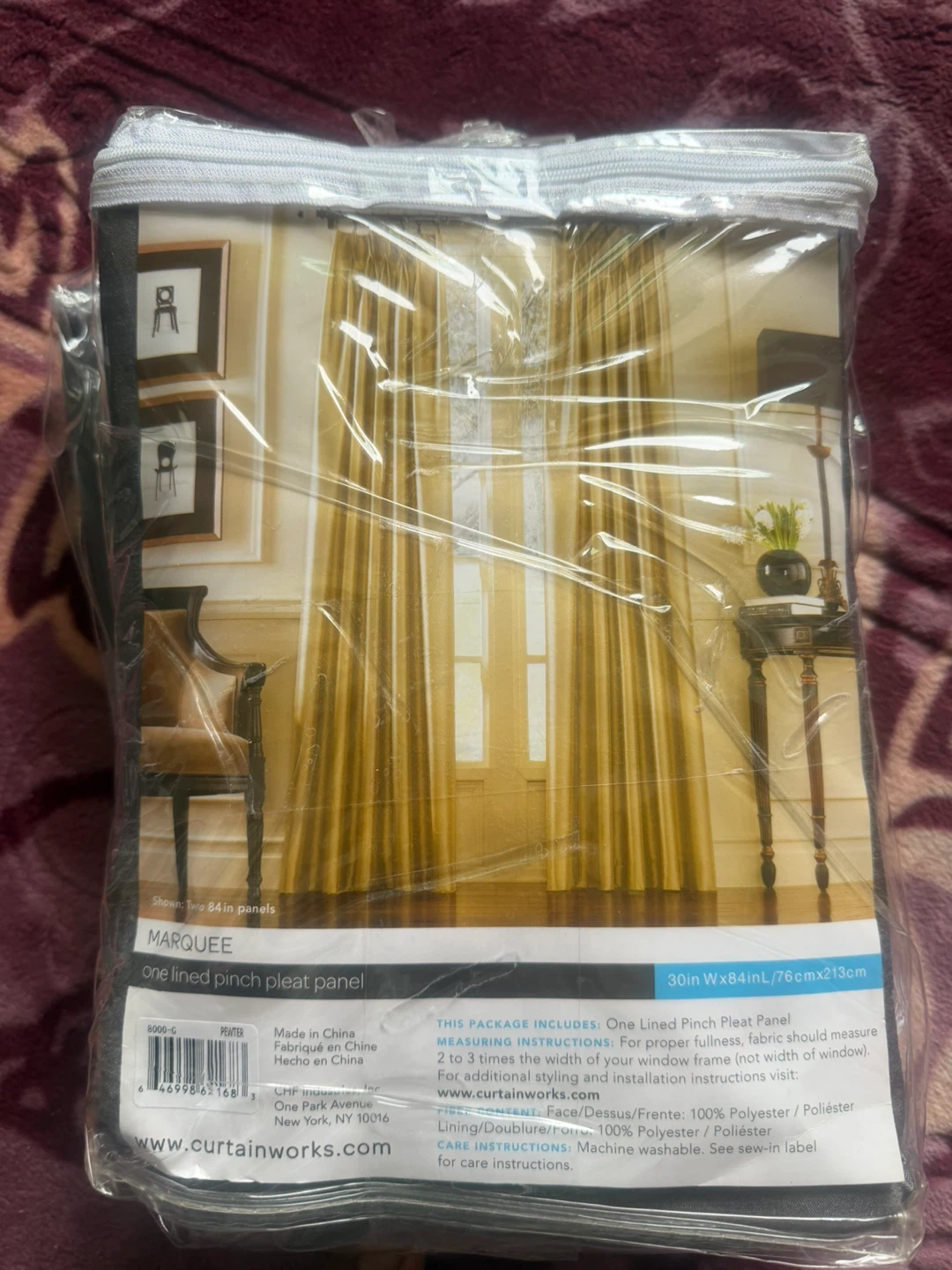 Curtainworks Marqee Lined Pinch Pleat Panel - photo 3