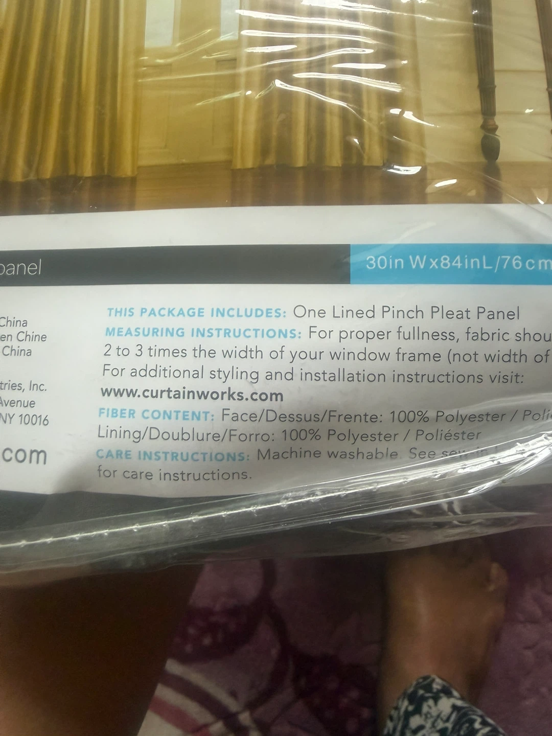 Curtainworks Marqee Lined Pinch Pleat Panel - photo 2
