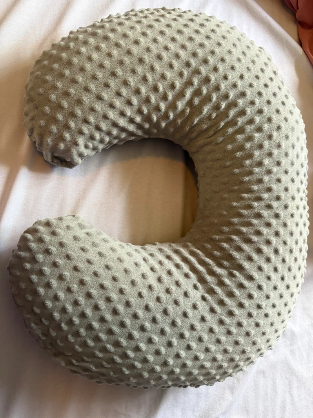 Grey Minky Nursing Pillow