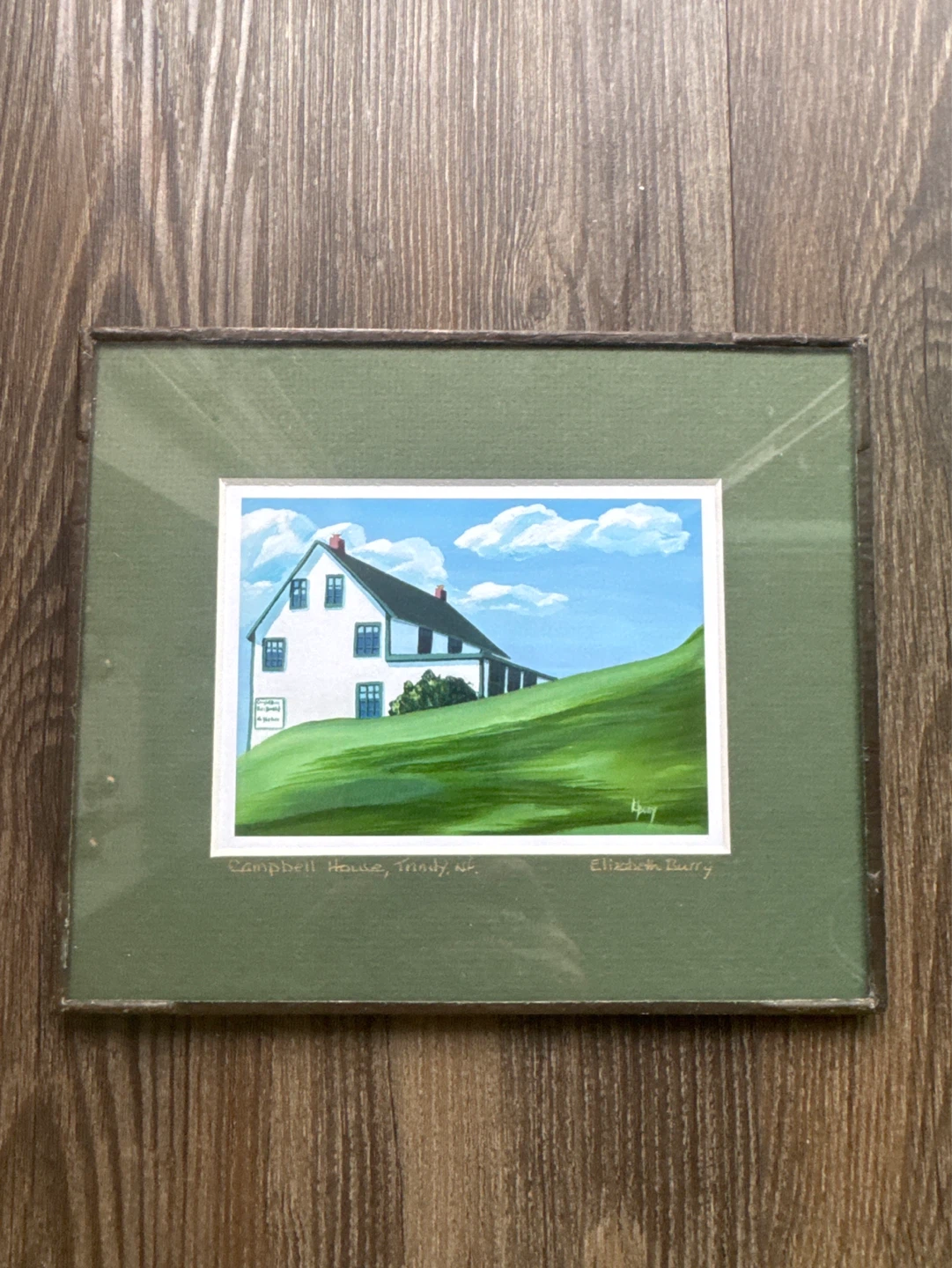 Campbell House Painting by Elizabeth Burry