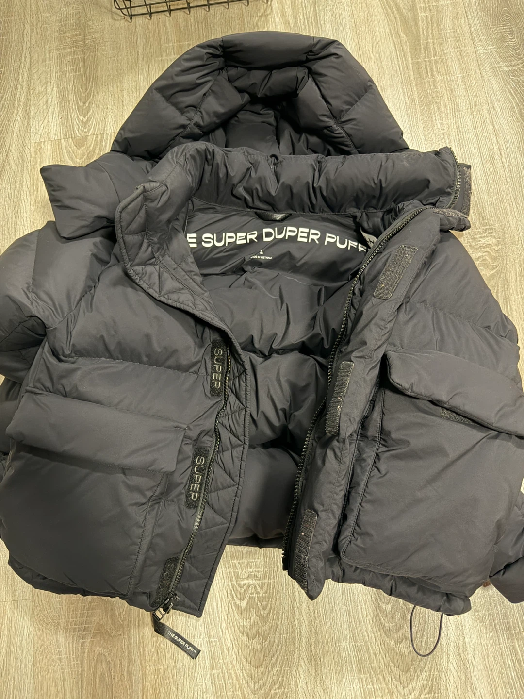 Aritzia The Super Duper Puff Black Puffer Jacket - photo 4