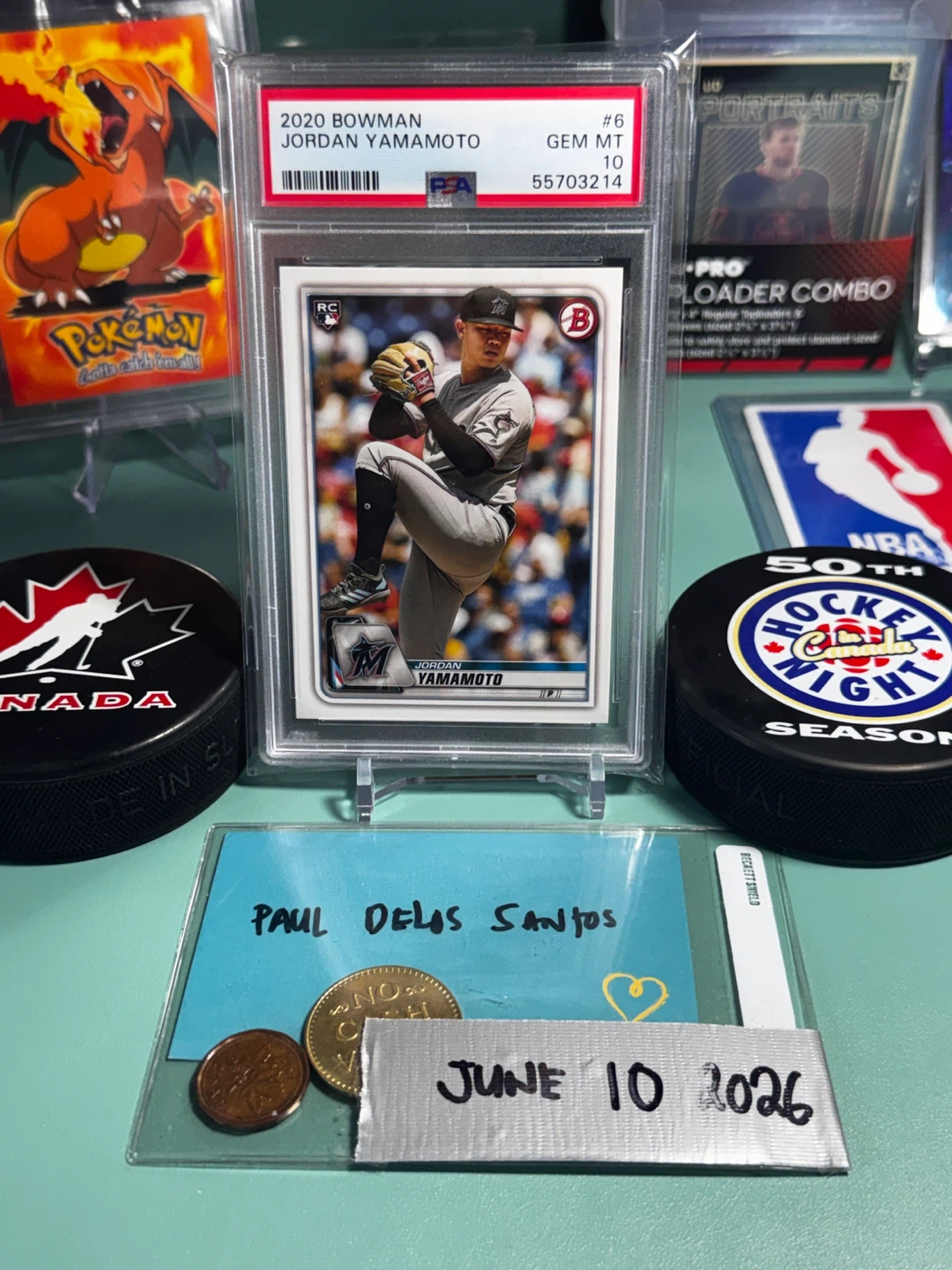 2020 Bowman Jordan Yamamoto Baseball Card