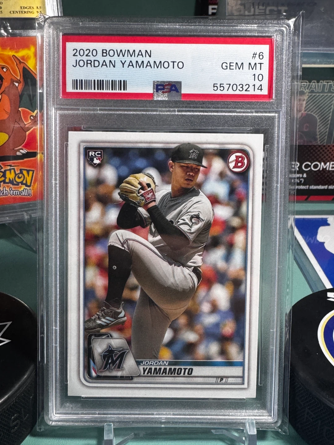 2020 Bowman Jordan Yamamoto Baseball Card - photo 2
