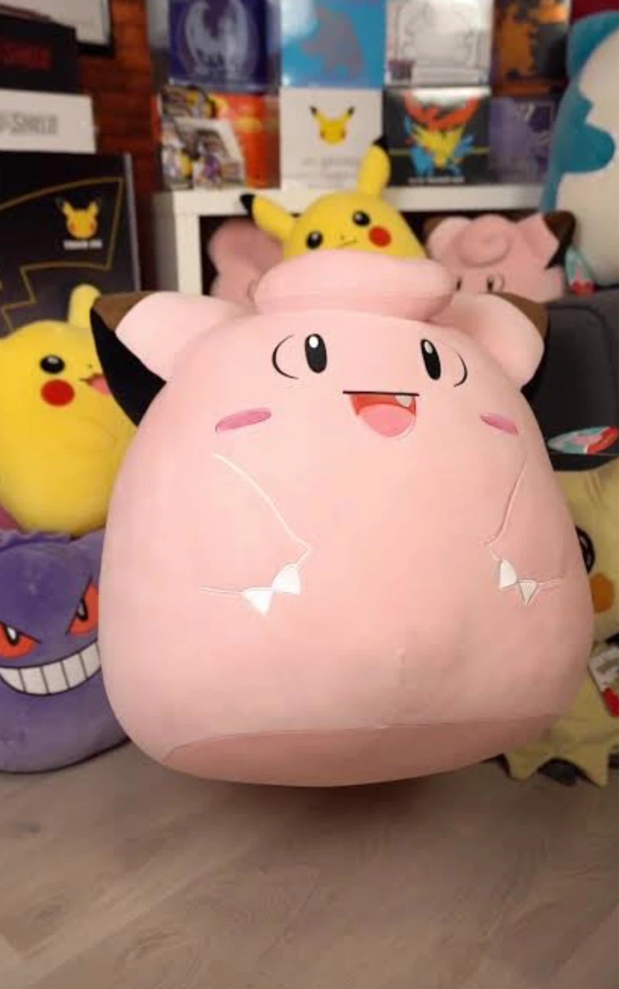 Giant Pink Clefairy Pokemon Plush Toy
