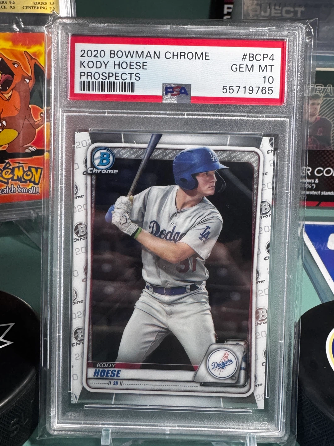 2020 Bowman Chrome Kody Hoese Prospect PSA 10 - photo 2