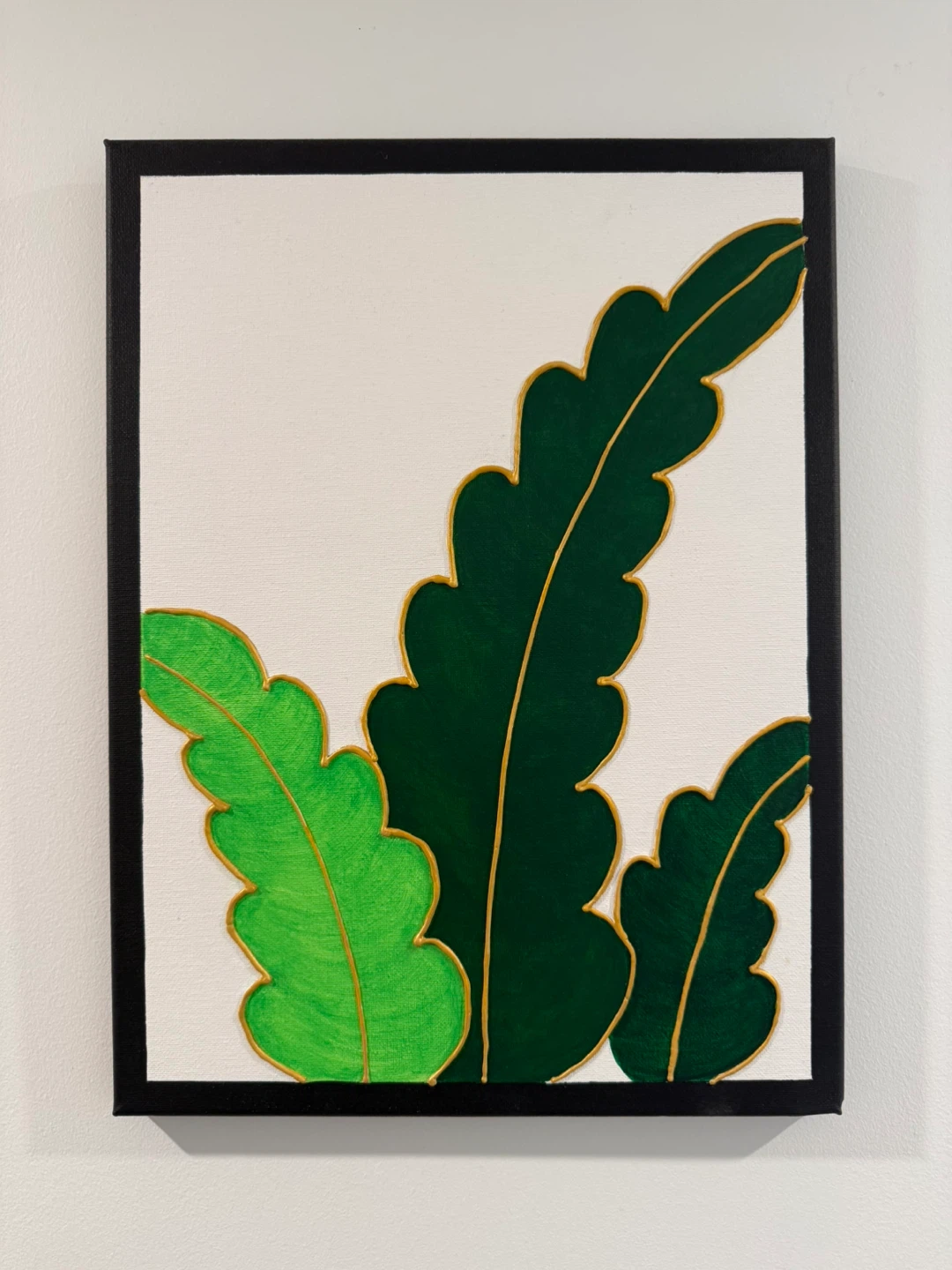 Abstract Plant Canvas Art Set - photo 4