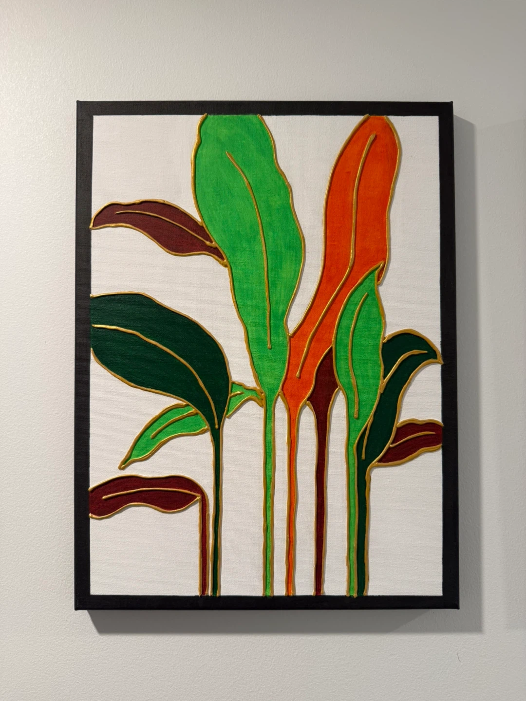 Abstract Plant Canvas Art Set - photo 5