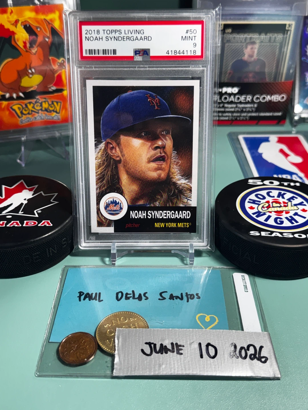 2018 Topps Living Noah Syndergaard Baseball Card #50