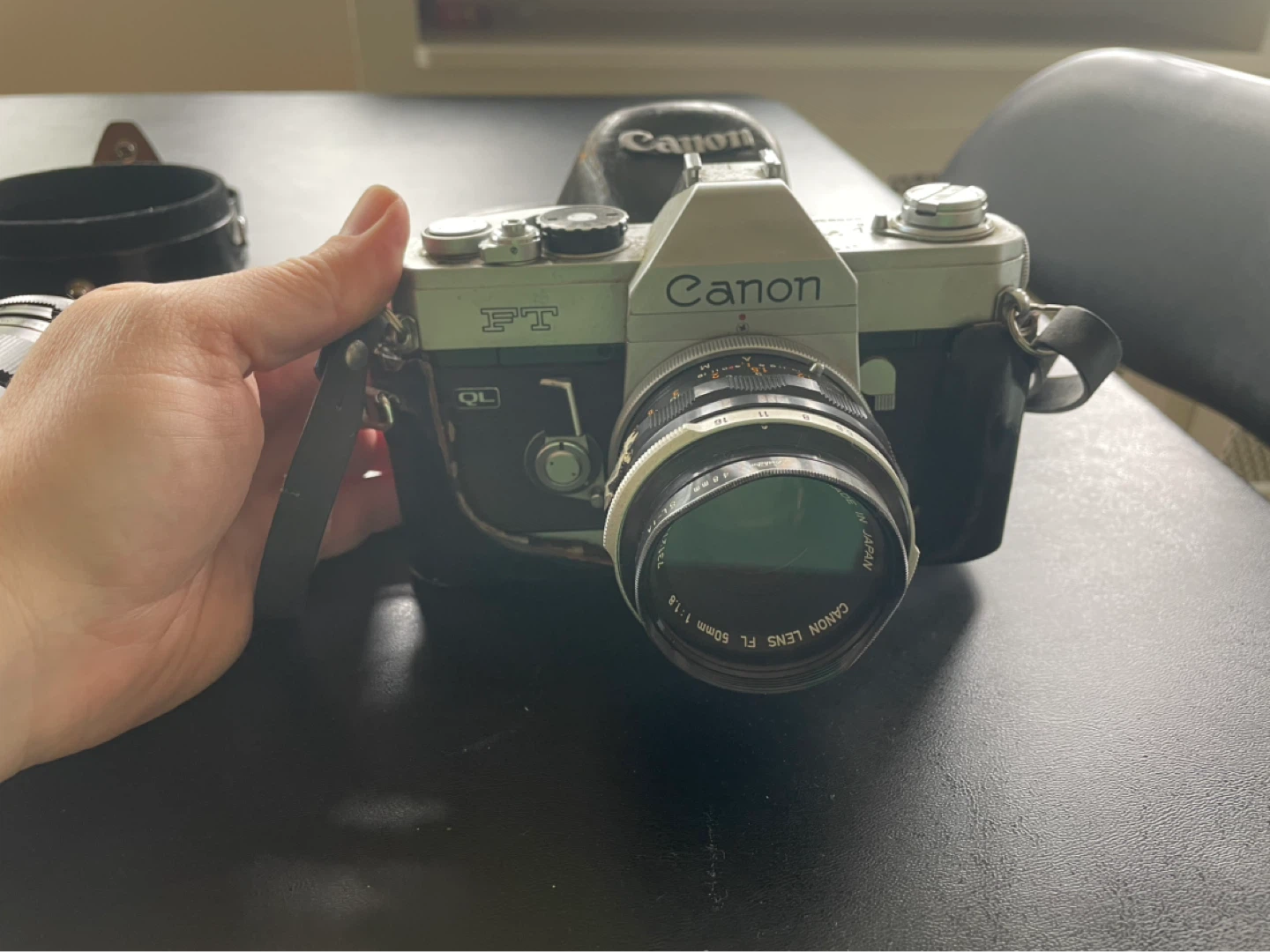 Canon FT QL 35mm Film Camera with Vivitar Lenses