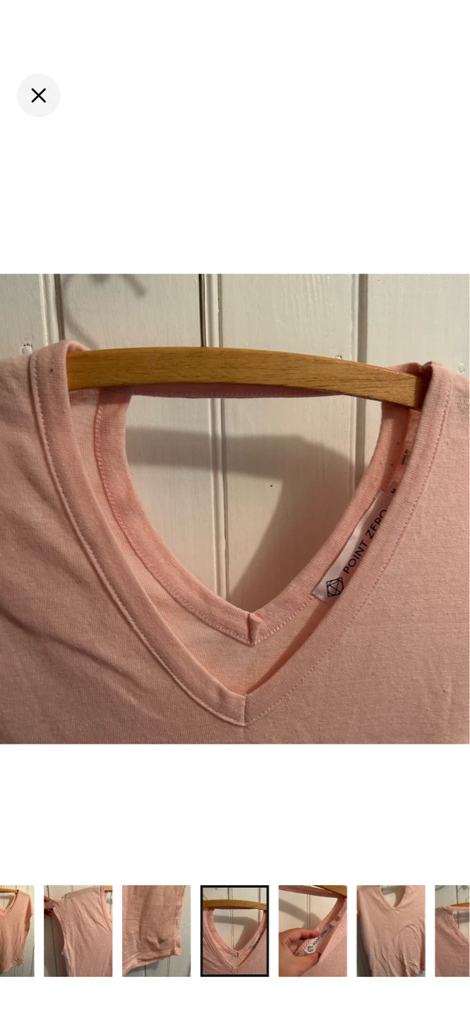 Point Zero Pink V-Neck T-Shirt - photo 4