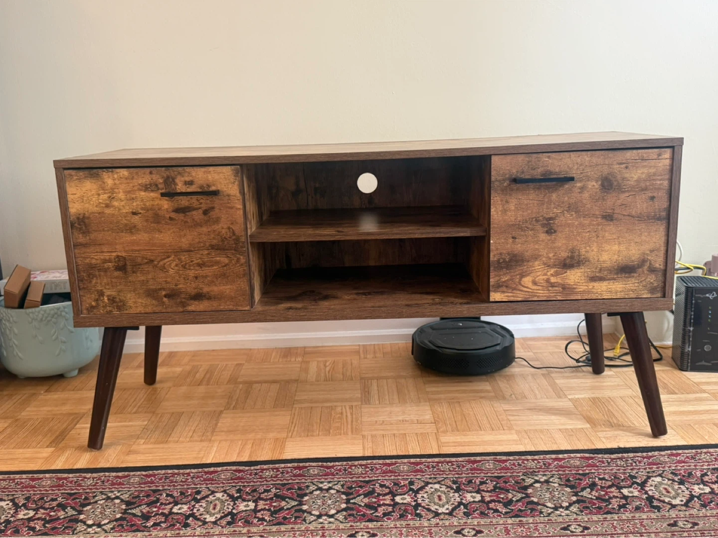 Rustic Brown TV Stand Console