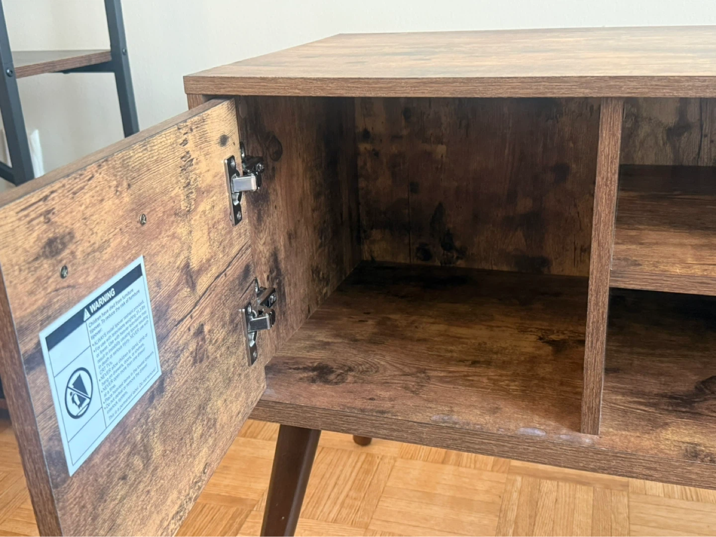 Rustic Brown TV Stand Console - photo 2