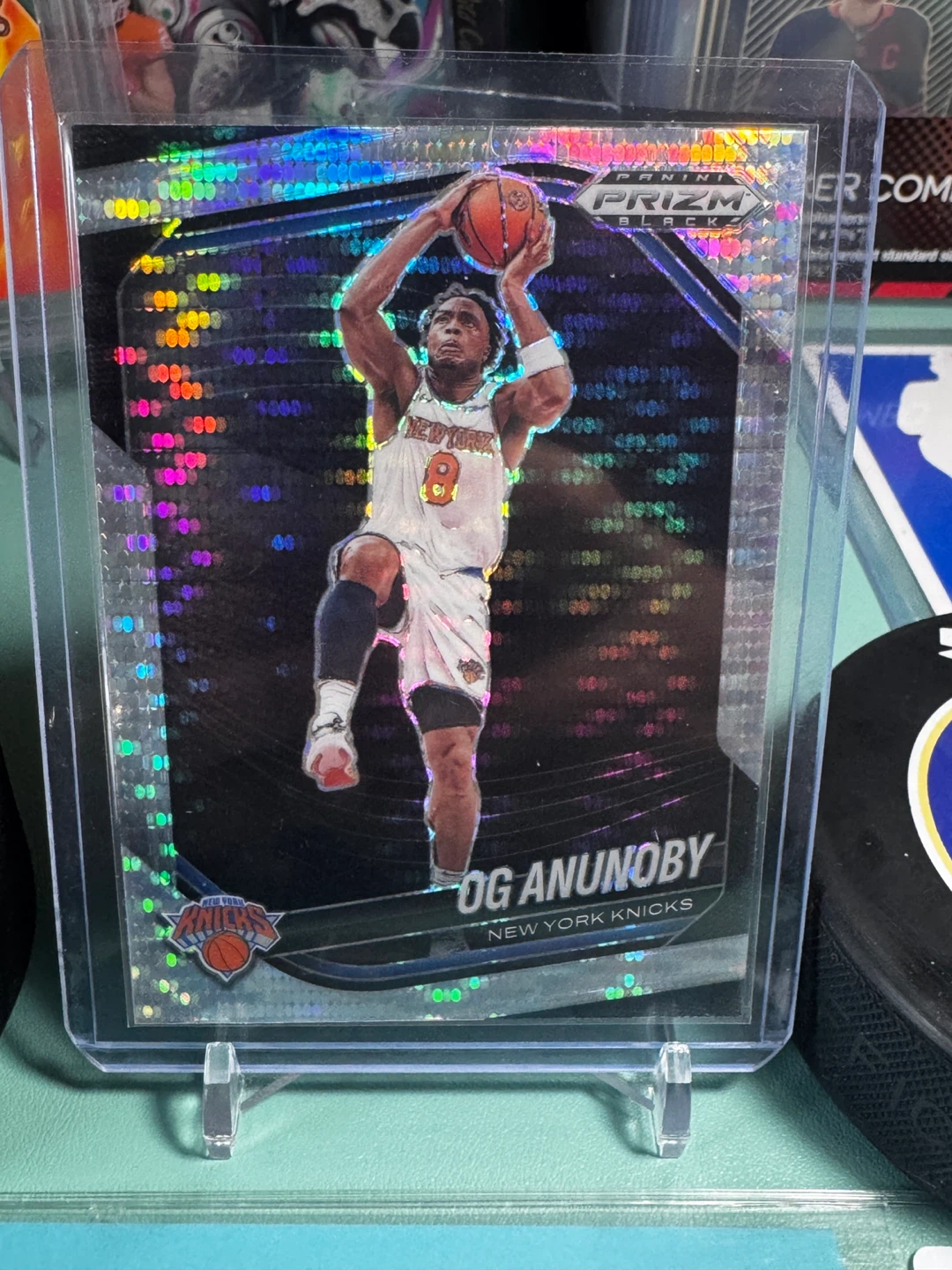 2024-25 Panini Prizm Black OG Anunoby Trading Card - photo 2