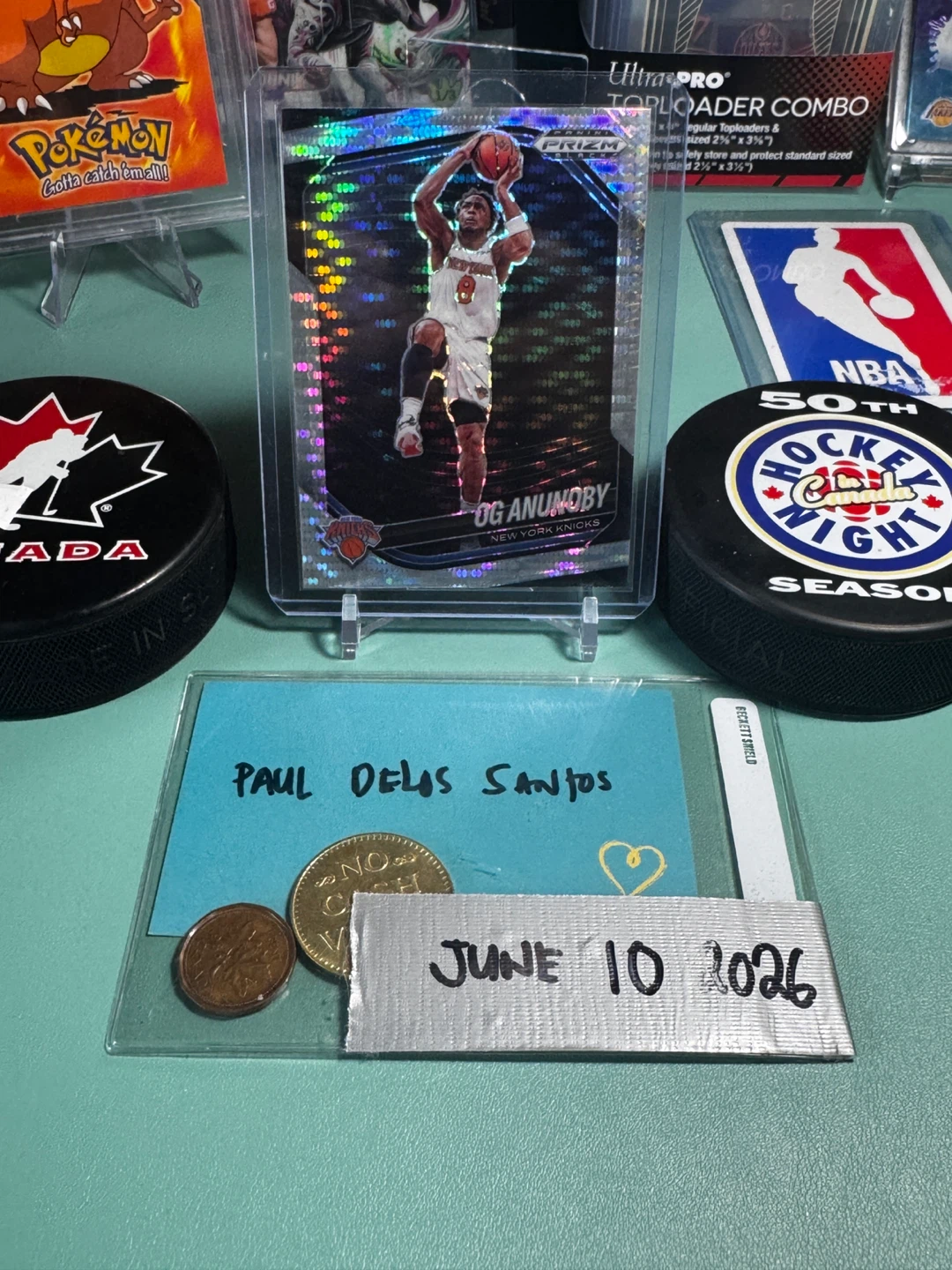 2024-25 Panini Prizm Black OG Anunoby Trading Card