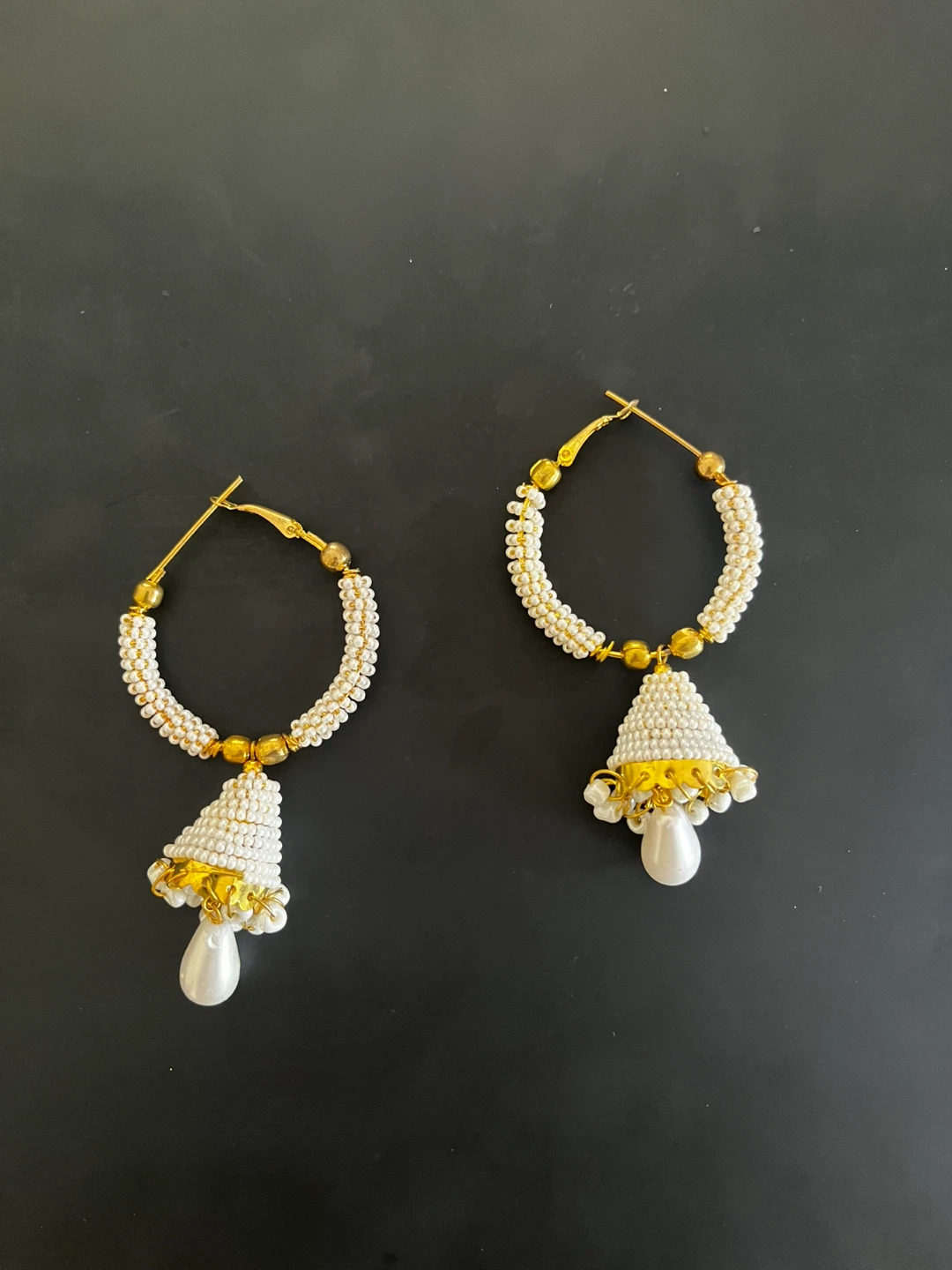 Jhumka-like earrings