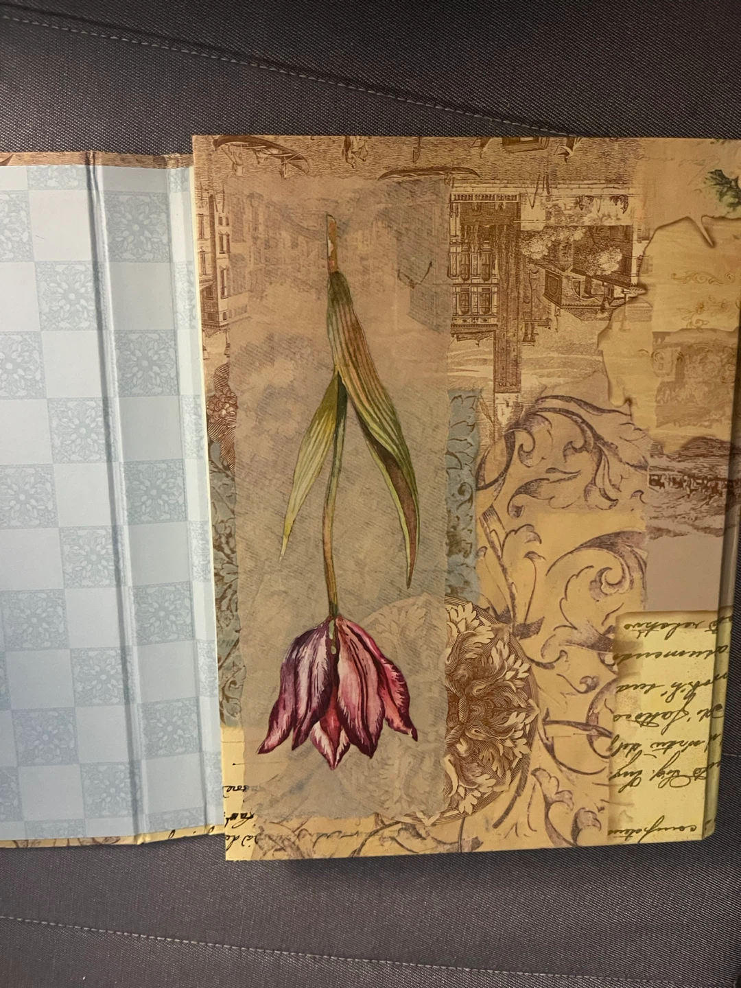 Decorative Lined Journal with Tulip Design - photo 2