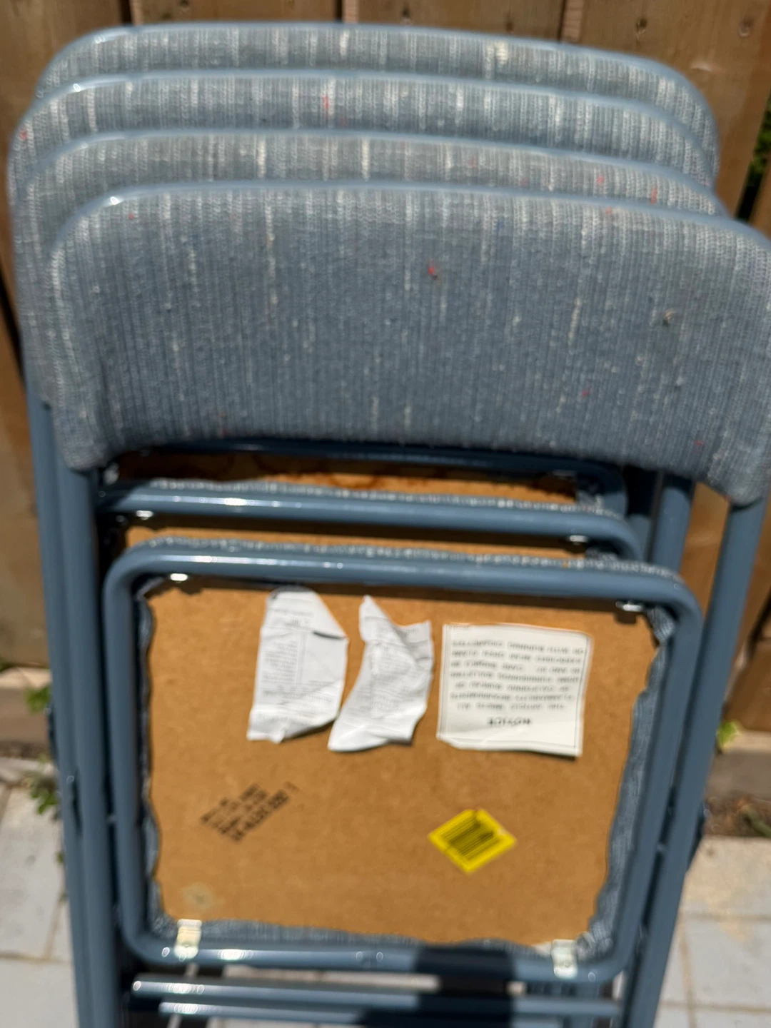 Set of 4 Folding Chairs- all for 30$ - photo 2
