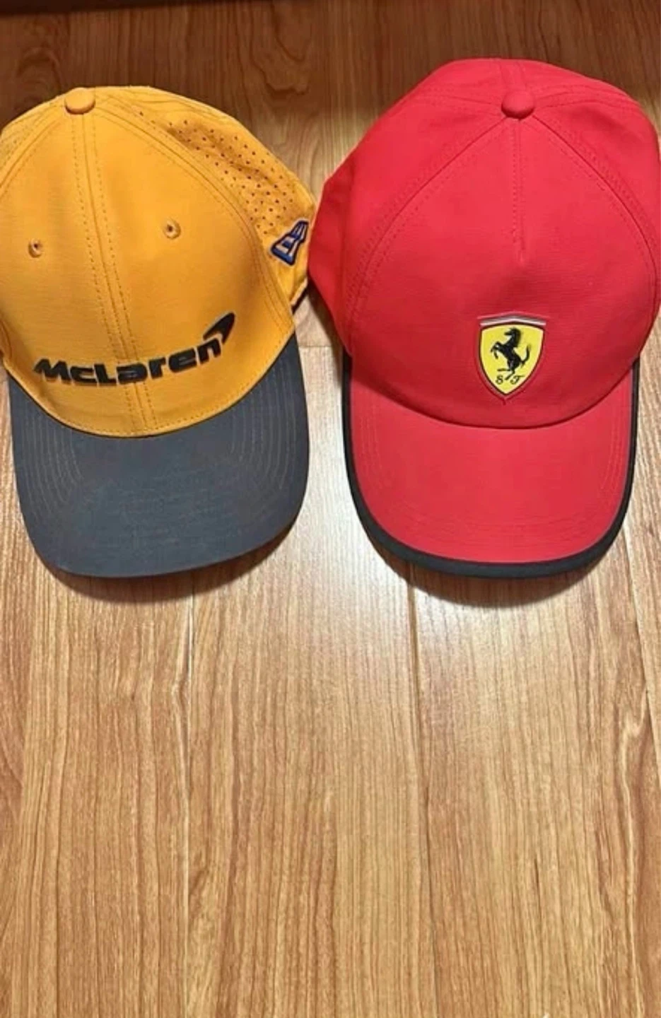 McLaren New Era 9FIFTY and Ferrari Baseball Caps