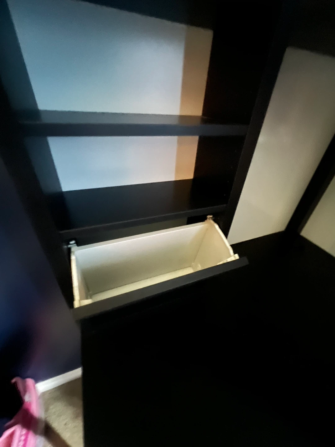 Black IKEA Desk- Magnetic Backboard - photo 4