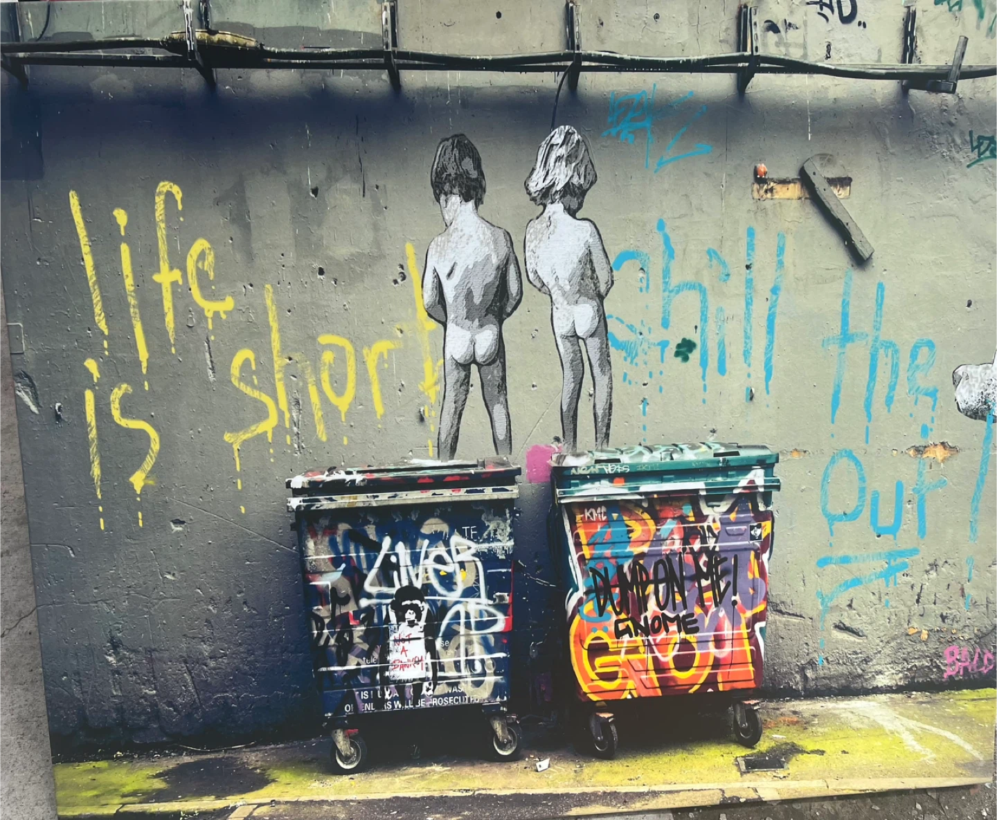 Graffiti Art Print 4’x 3’ 4”.