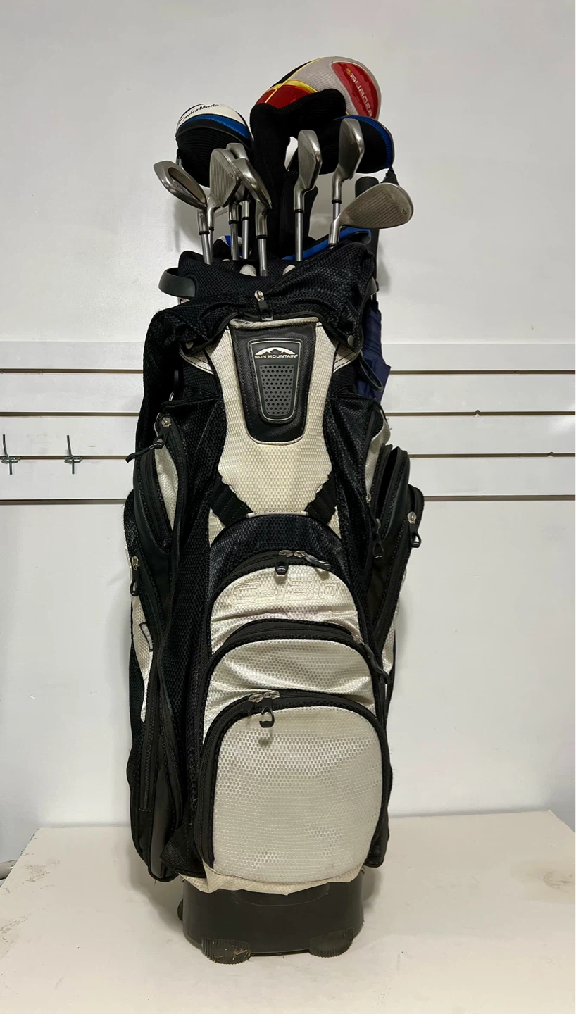 TaylorMade Burner and Callaway Steelhead Golf Club Set with Bag