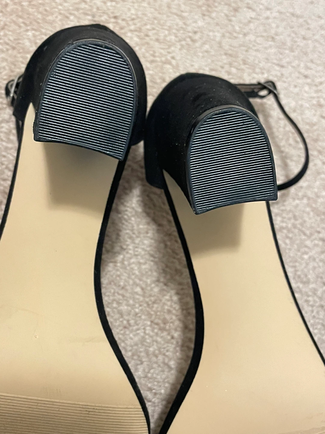 New Madden Girl Beella 3.5” Black Heeled Sandals - photo 3