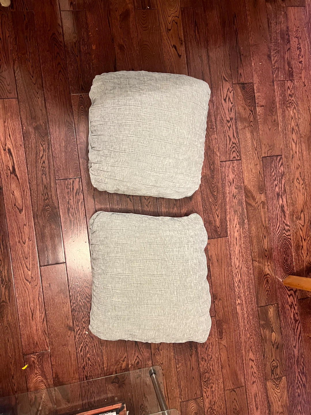 Set of 2 Light green Textured Throw Pillows