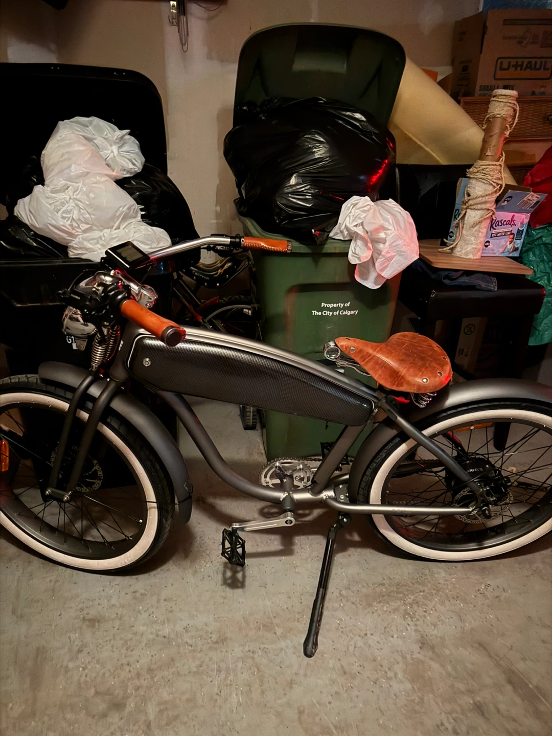 Grey Electric Cruiser Bike - photo 2