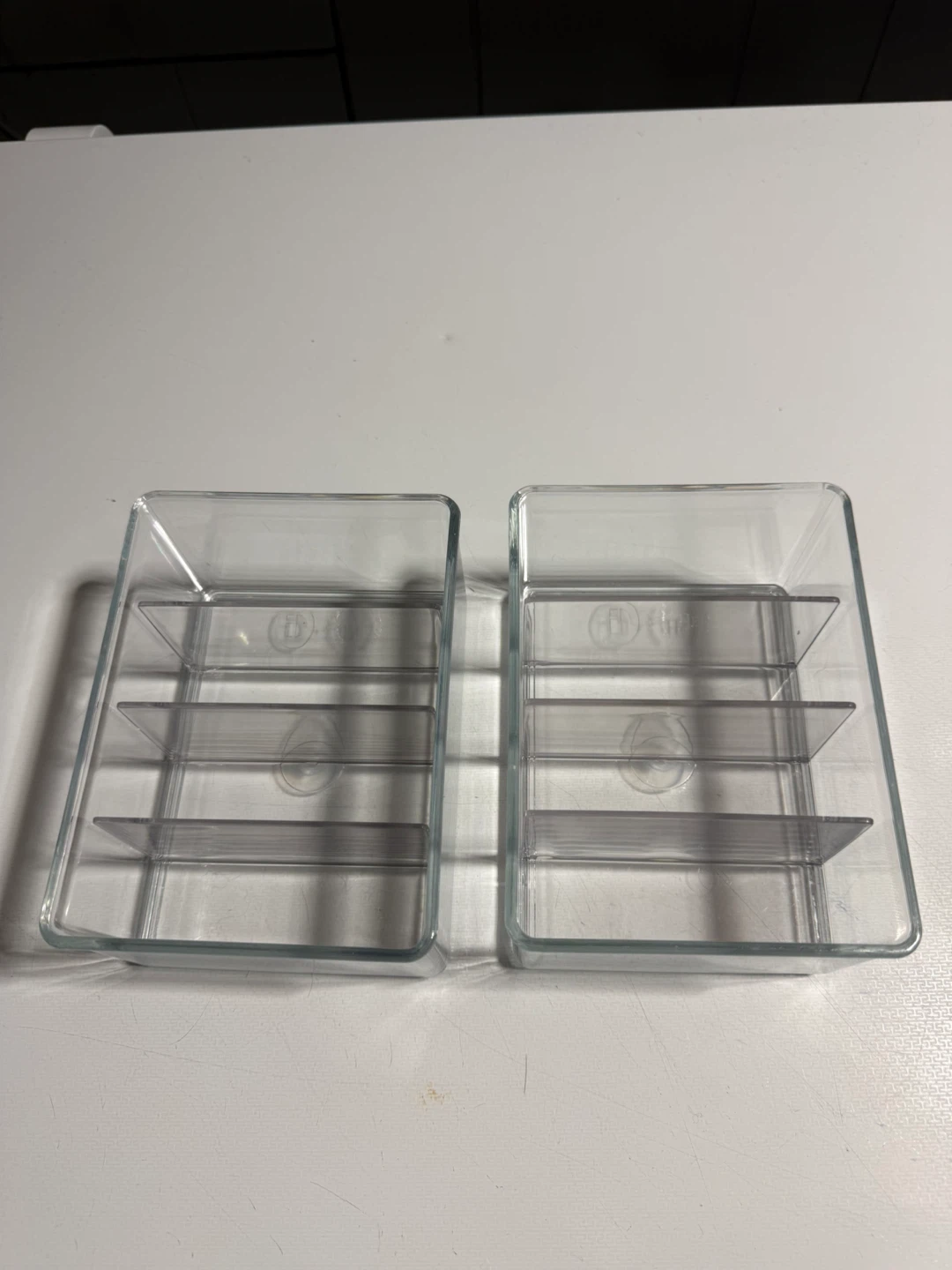 iDesign Clear Makeup & Vanity Organizers Set of 2