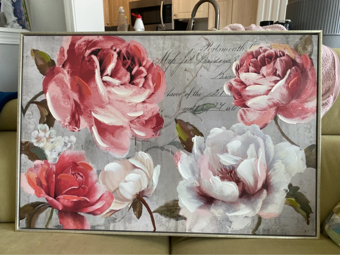 Floral Wall Art Canvas Print