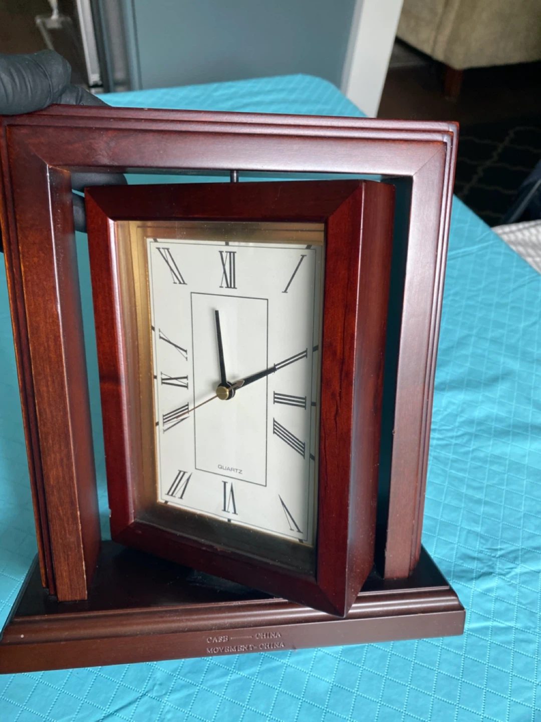Bombay & Co. Inc. Wooden Mantel Clock - photo 2