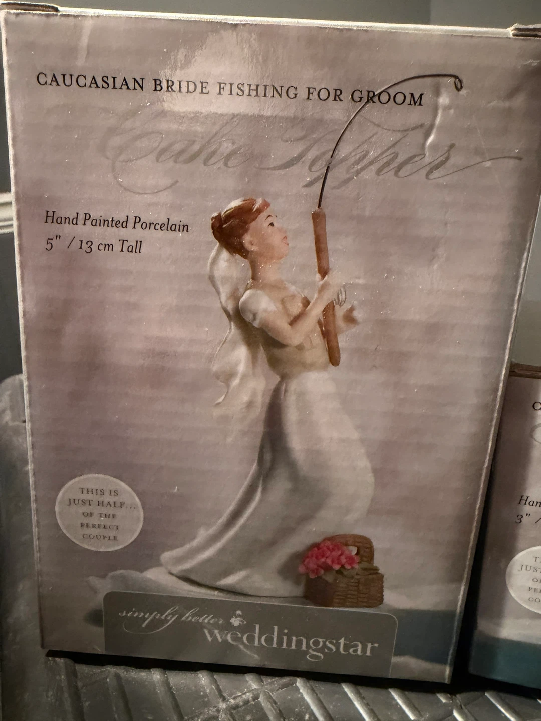 Weddingstar " Bride Fishing for Groom" Cake Topper - photo 2
