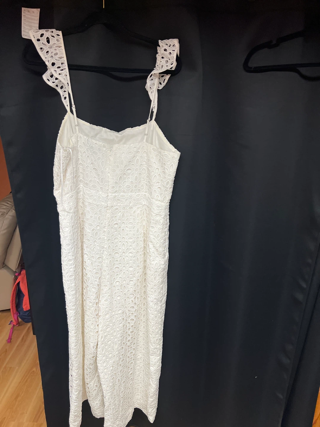White Eyelet Jumpsuit - photo 2