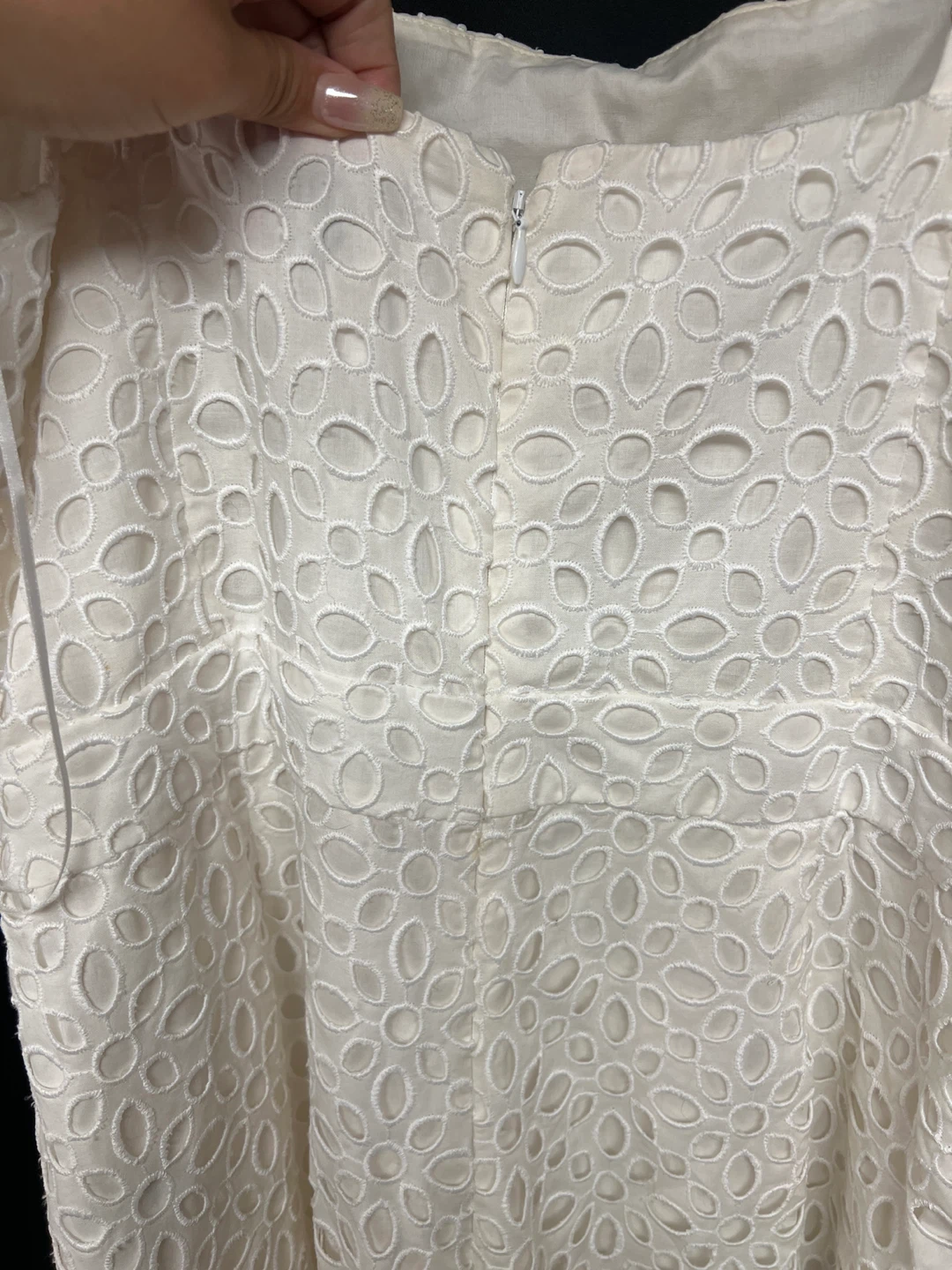 White Eyelet Jumpsuit - photo 3