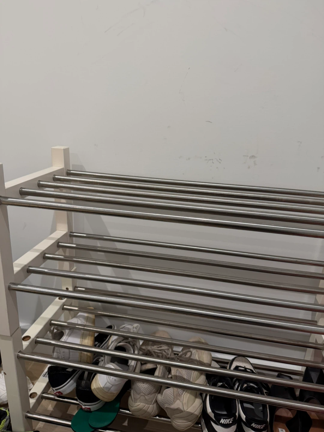 IKEA TJUSIG Shoe Rack - White - photo 5