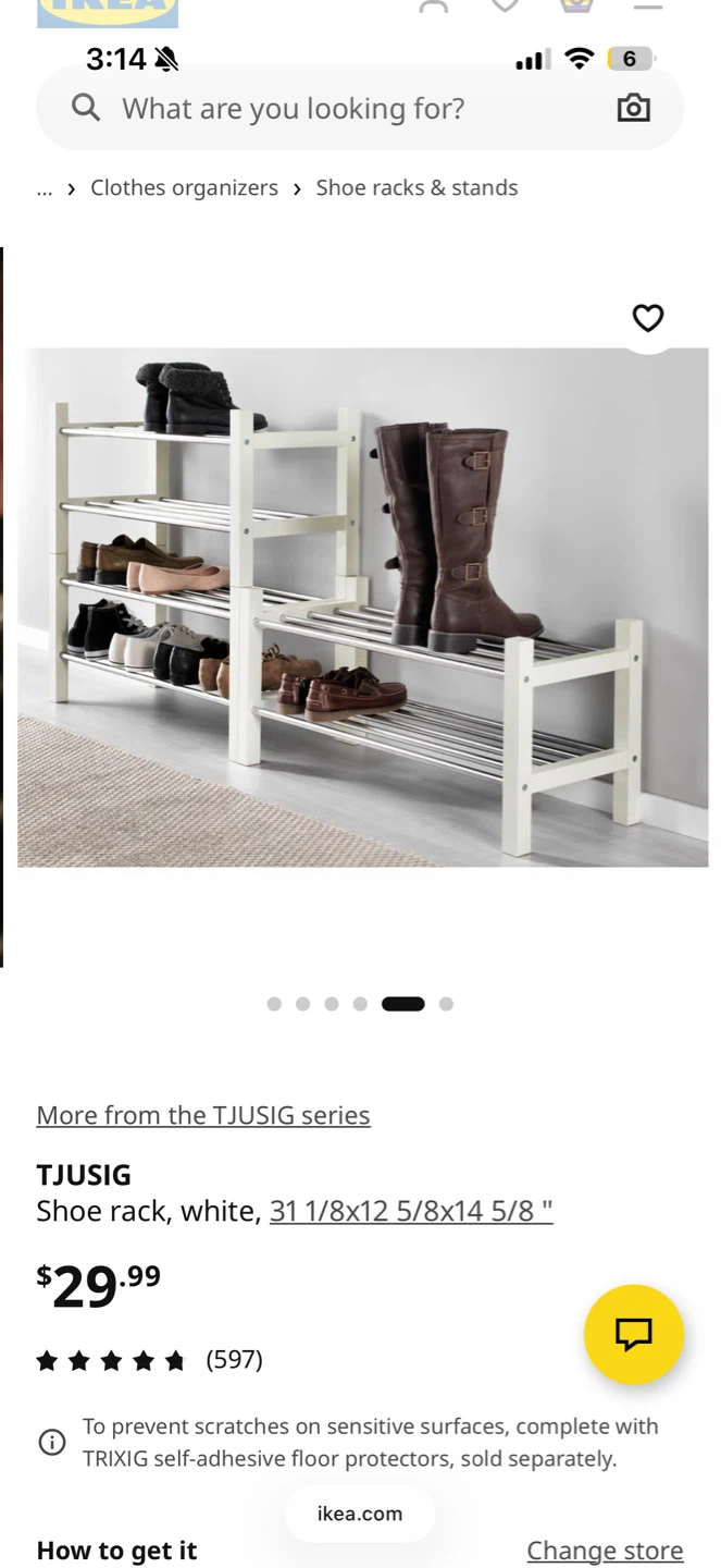 Shoe Rack - White