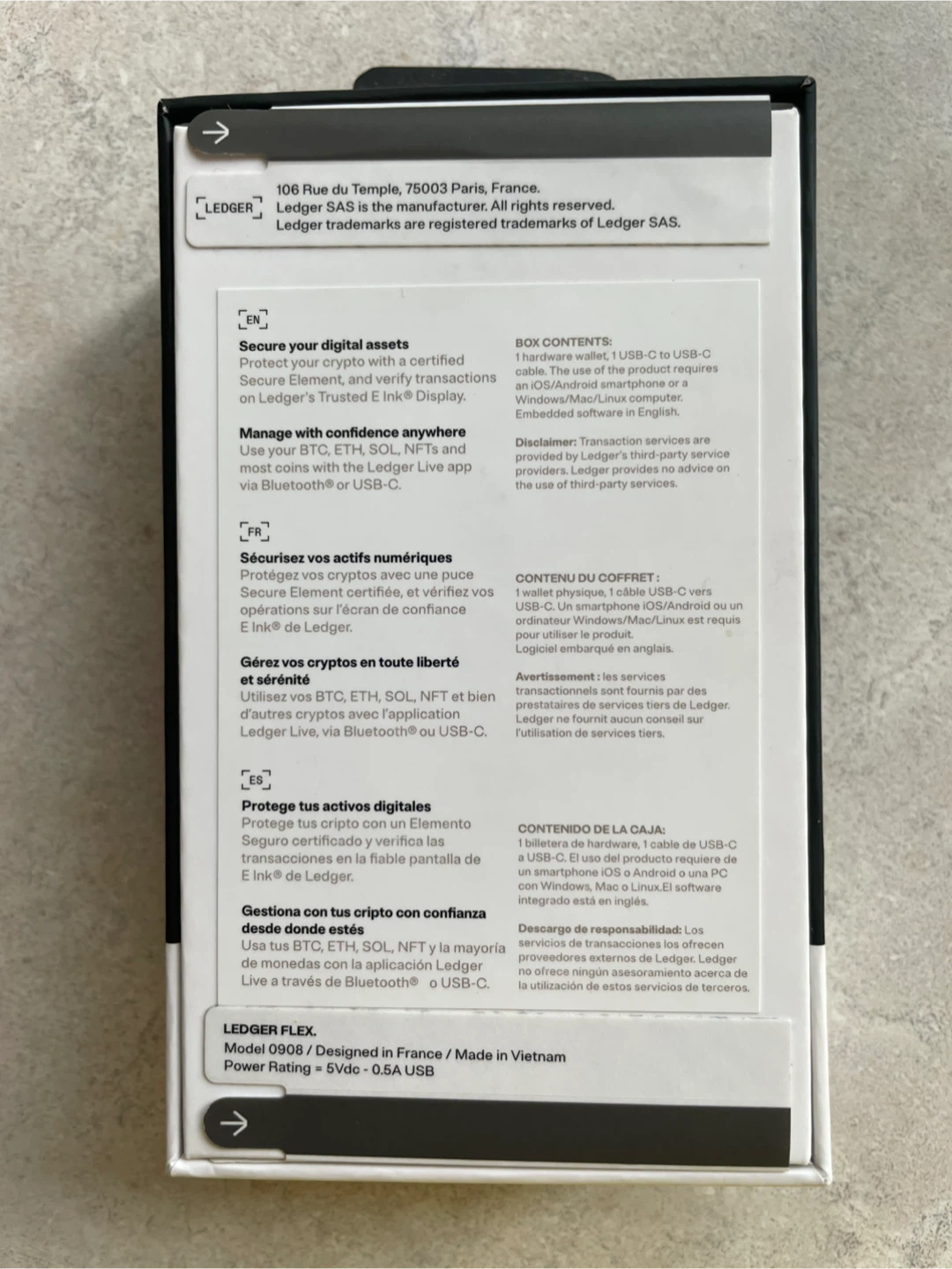 Ledger Flex Crypto Wallet - photo 3