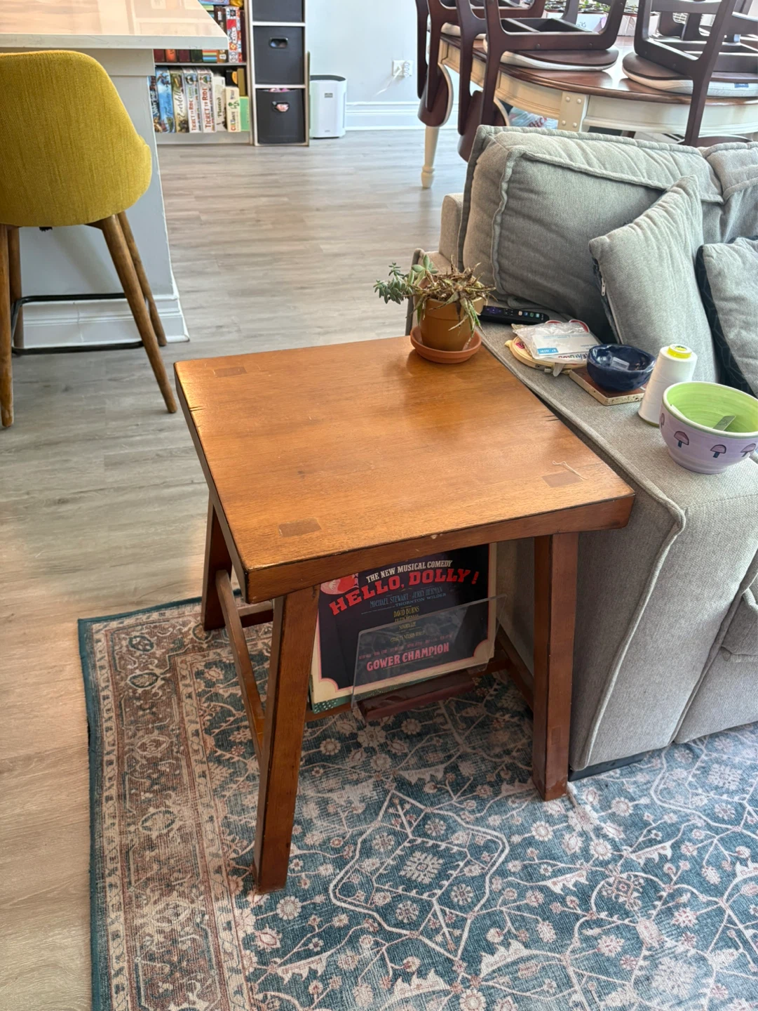 Wooden End Table - photo 2