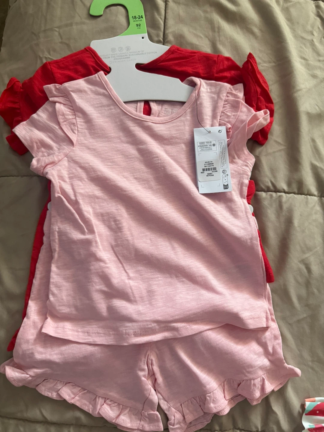 Primark Baby Girls Swimsuit & short Set