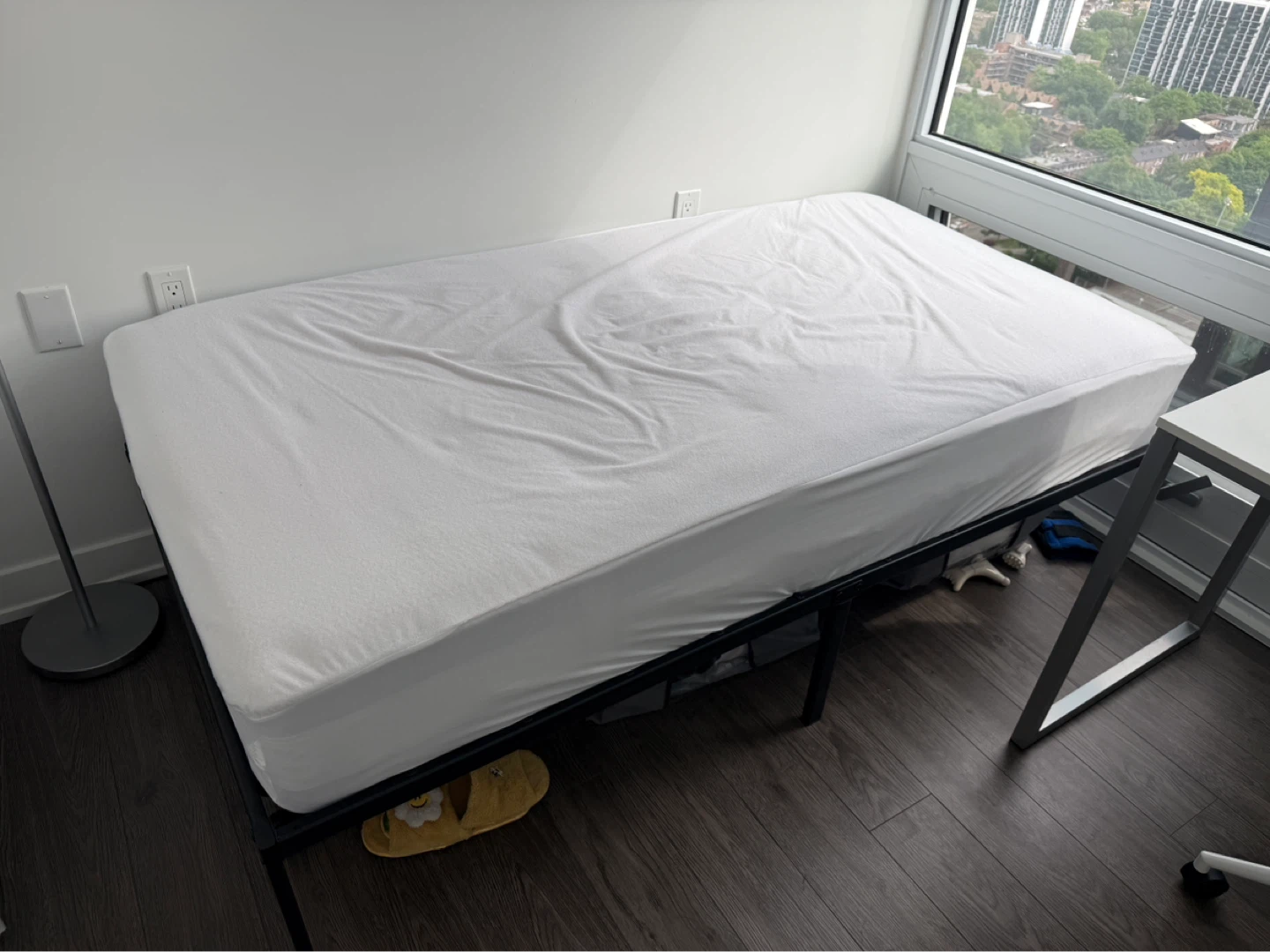 LIKE NEW Mattress Frame ($150) | Desk Chair ($150) | Moving Sale - photo 2