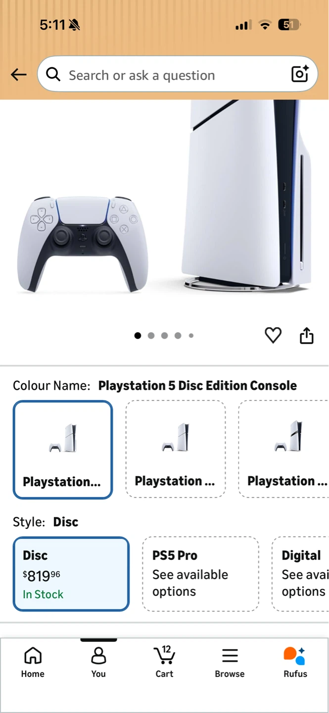 New, used for couple months,ps 5 Disc Edition Console 1tb