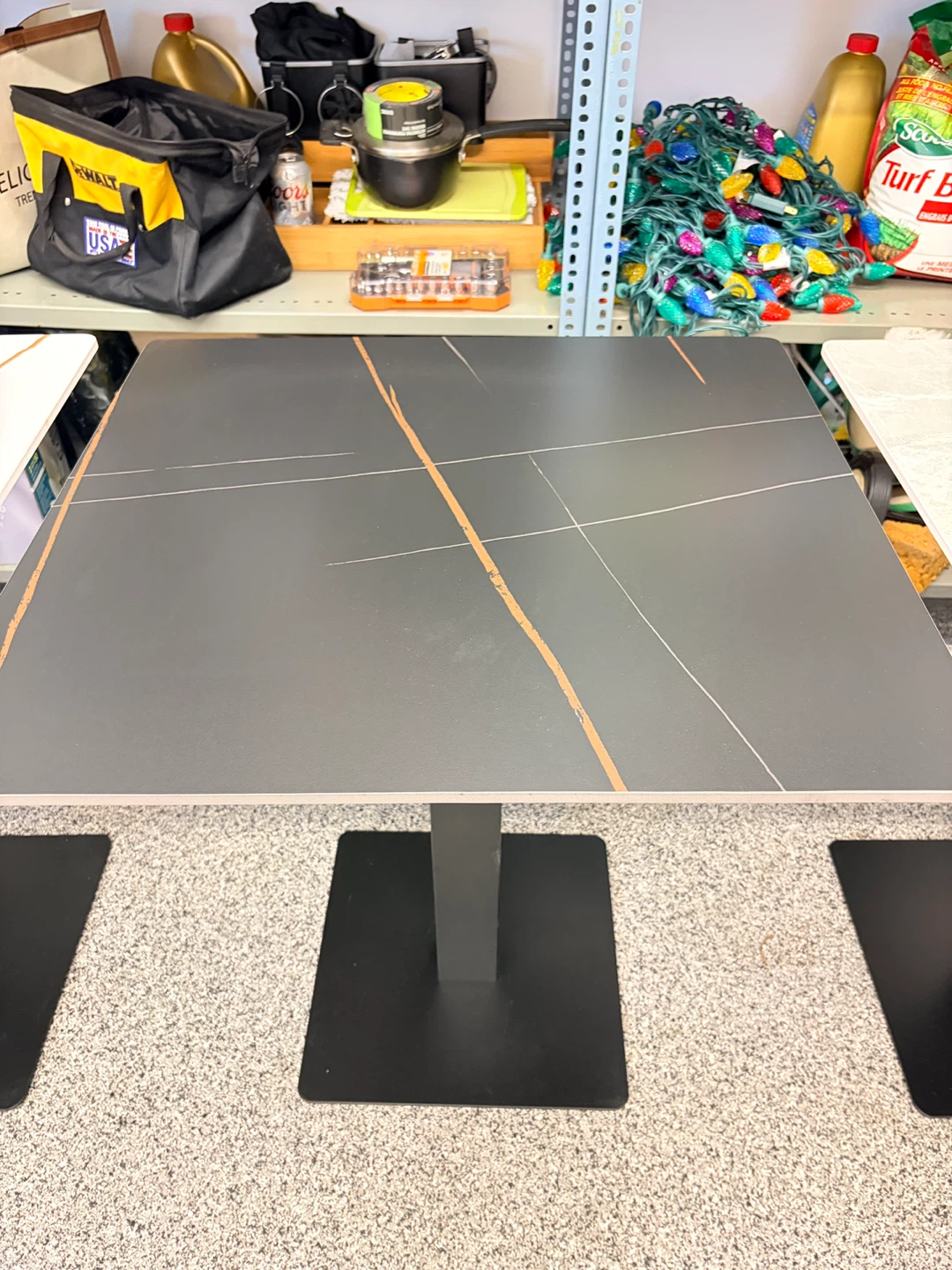 Square Dining Table - Modern Marble Design - photo 2