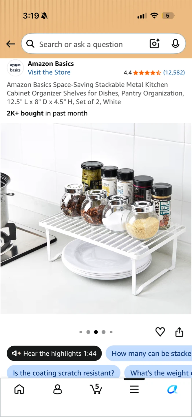 White Stackable Shelving Unit (have 7!)