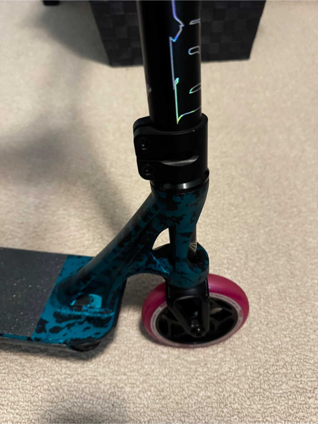 Prodigy S8 scooter blue and pink, rarely used - photo 3