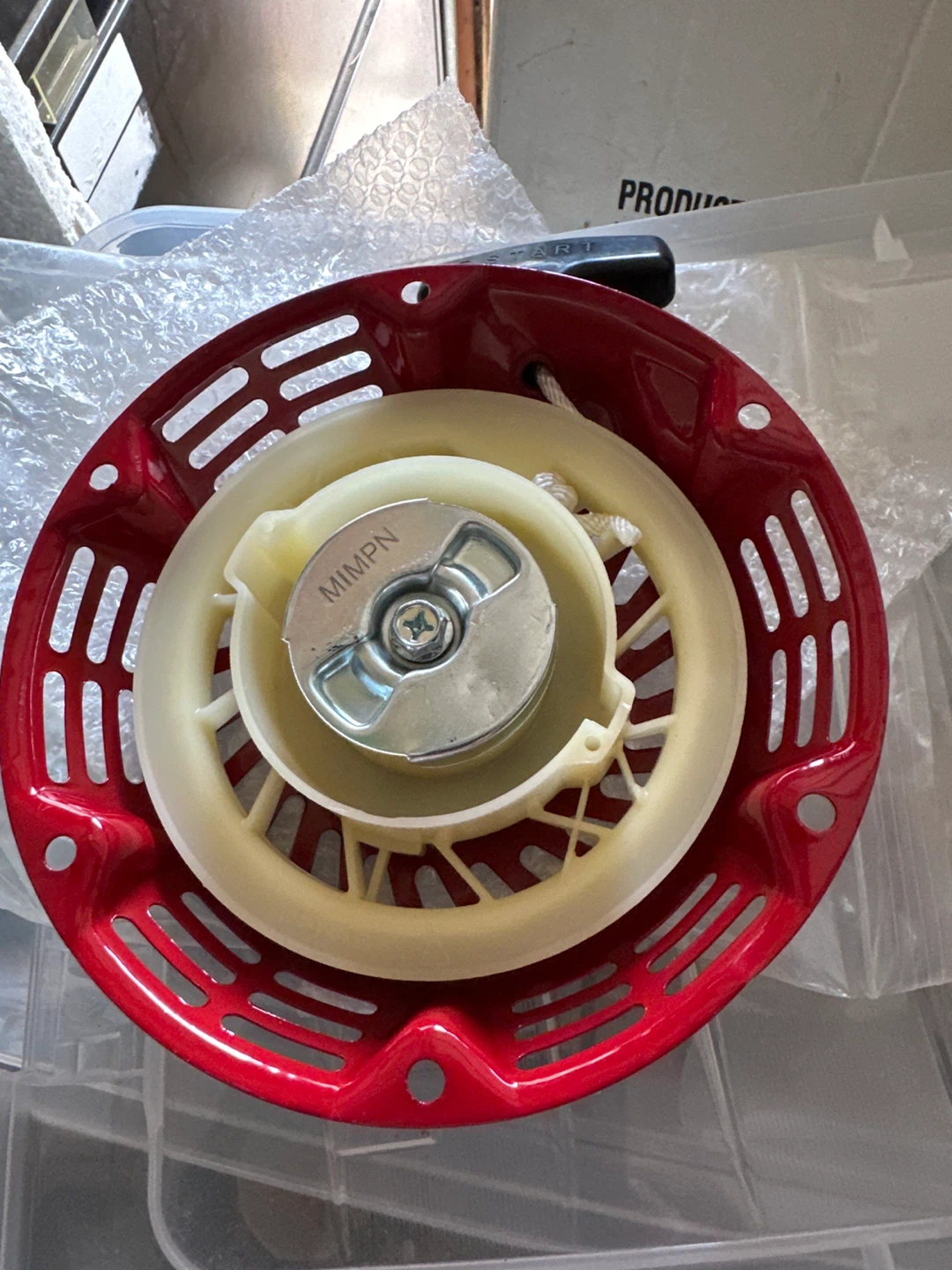 Red Recoil Pull Starter Assembly - photo 2